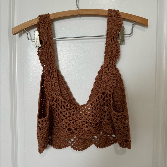 dreamers by debut crochet bralette top - Picture 2 of 4